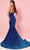 Ombre Sequin V-Neck Evening Dress 70293W Evening Dresses
