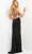 One Shoulder Two Tone Prom Gown 09021SC Prom Dresses