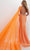 Panoply 14135 - One Shoulder Evening Gown With Cape Evening Dresses