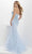Panoply 14152 - Strapless Feathered Evening Gown Evening Dresses