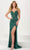 Panoply 14155 - Spaghetti Strap Beaded Evening Gown Evening Dresses