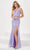 Panoply 14167 - Beaded Tulle Evening Gown Evening Dresses 0 / Lilac
