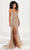 Panoply 14169 - Illusion Sequin Corset Evening Gown Evening Dresses 0 / Gold