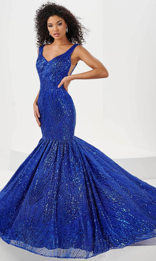 Panoply 14180 - Sequin Trumpet Evening Gown