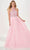 Panoply 14190 - Bejeweled Halter Prom Dress Prom Dresses 0 / Pink Multi