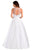 Poly USA 7490 - Sleeveless Embroidered Wedding Gown Wedding Dresses L / White
