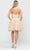 Poly USA 8410 - Floral High Neck Cocktail Dress Cocktail Dresses