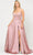 Poly USA 8654 - Satin A-Line Prom Dress Prom Dresses XS / Mauve