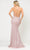 Poly USA 8666 - Iridescent Glittered Fitted Gown Evening Dresses