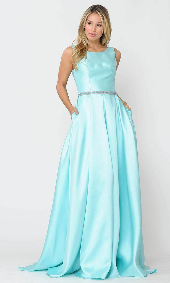 Poly USA 8678 - Sleeveless A-Line Gown