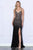 Poly USA 8892 - Rhinestone Ornate Prom Dress with Slit Prom Dresses