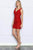 Poly USA 8946 - Sleeveless Sequin Cocktail Dress Cocktail Dresses XS / Red