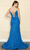 Poly USA 9172 - Sequined Illusion Sheath Dress Evening Dresses