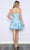 Poly USA 9190 - Glitter Leaf A-line Dress Homecoming Dresses