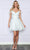 Poly USA 9198 - Cold Shoulder A-line Dress Homecoming Dresses XS / Cold Ice