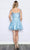 Poly USA 9204 - Leafy Glitter Sequin Dress Homecoming Dresses