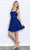 Poly USA 9214 - Sequin Velvet Fit and Flare Dress Homecoming Dresses