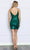 Poly USA 9226 - Sequin Plunging V-Neck Cocktail Dress Cocktail Dresses