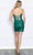 Poly USA 9236 - Lace-Up Back Sequin Embellished Cocktail Dress Cocktail Dresses