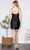 Poly USA 9244 - Satin Corset Bodice Cocktail Dress Cocktail Dresses