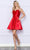 Poly USA 9248 - Sweetheart Neck Embroidered Cocktail Dress Cocktail Dresses XS / Red