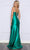Poly USA 9250 - High Slit Satin Prom Dress Prom Dresses