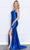 Poly USA 9250 - High Slit Satin Prom Dress Prom Dresses