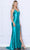 Poly USA 9252 - V-Neck Satin Prom Dress Prom Dresses