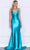 Poly USA 9256 - Satin Bandeau Back Prom Dress Prom Dresses