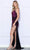 Poly USA 9276 - Bejeweled High Slit Prom Dress Prom Dresses
