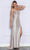 Poly USA 9288 - Sequined High Slit Prom Dress Prom Dresses