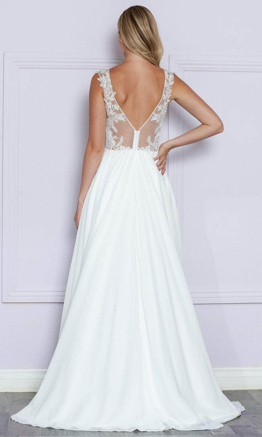Poly USA 9376 - Illusion Embroidered Sweetheart Prom Dress