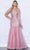 Poly USA 9388 - Sleeveless Glitter Mermaid Prom Dress Prom Dresses XS / Rose Gold