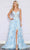 Poly USA 9410 - Tiered Corset Prom Dress Prom Dresses XS / Blue