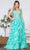 Poly USA 9410 - Tiered Corset Prom Dress Prom Dresses XS / Light Green