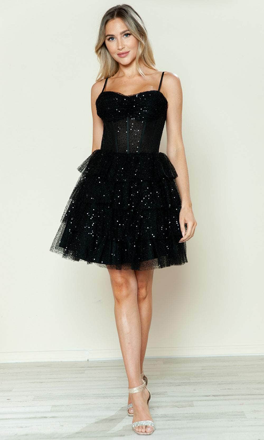 Poly USA 9586 - Short A-Line Dress Poly USA 9586 - Short A-Line Dress