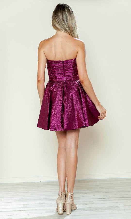 Poly USA 9744 - Strapless A-Line Cocktail Dress