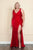 Poly USA W1114 - Fitted High Slit Plus Prom Dress Special Occasion Dress
