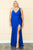 Poly USA W1114 - Fitted High Slit Plus Prom Dress Special Occasion Dress