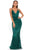 Portia and Scarlett GLISTEN - Backless Sequined Prom Dress Prom Dresses 4 / Navy