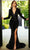 Portia and Scarlett PS21034 - Sequin Long Sleeve Evening Dress Prom Dresses 6 / Black
