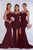 Portia and Scarlett PS21258 - Draped Mermaid Evening Gown Evening Dresses 0 / Plum