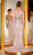 Portia and Scarlett - PS21413 Illusion Glitter Trumpet Gown Prom Dresses 2 / Silver-Nude