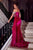 Portia and Scarlett PS22193 - Bead Fringed Off Shoulder Gown Prom Dresses 0 / Blush Silver AB