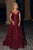Portia and Scarlett PS22260 - Beaded Fringe Sleeve Prom Gown Special Occasion Dress
