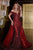 Portia and Scarlett PS22260 - Beaded Fringe Sleeve Prom Gown Special Occasion Dress
