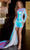 Portia and Scarlett PS23014 - One Shoulder Sequin Cocktail Dress Cocktail Dresses 14 / Black