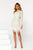 Portia and Scarlett PS23016 - Feathered Hem Cocktail Dress Cocktail Dresses