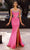 Portia and Scarlett PS23049 - Draped Scoop Evening Gown Special Occasion Dress 0 / Pink