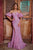 Portia and Scarlett PS23080 - Puff Sleeve Sweetheart Evening Gown Prom Dresses 0 / Cinderella Pink